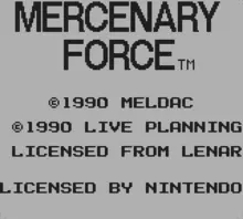 Image n° 1 - screenshots  : Mercenary Force